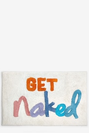 Multi Get Naked 100% Cotton Bath Mat - Image 3 of 3