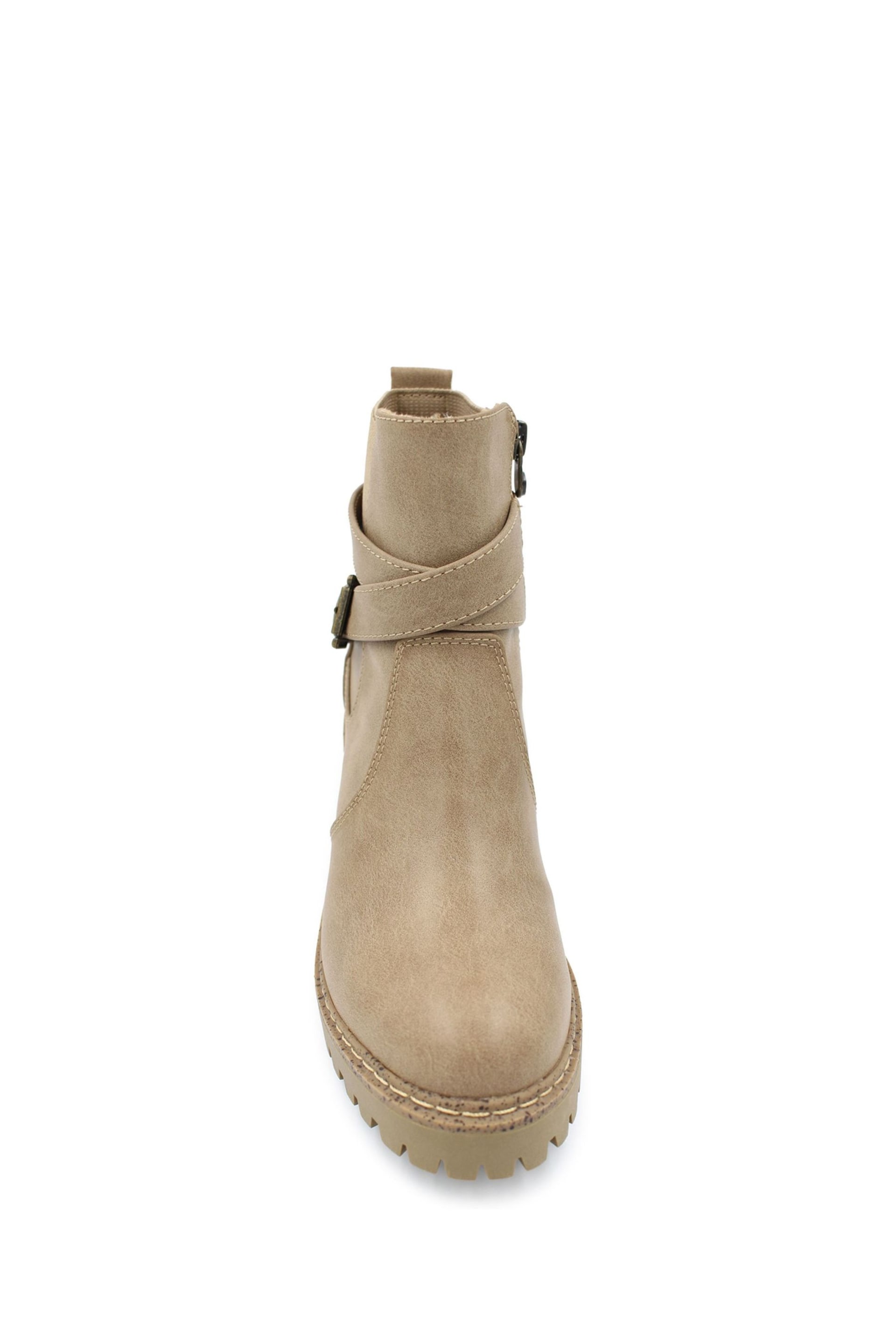 Blowfish Malibu Womens Lifted Heeled Strap Chelsea Boots - Image 3 of 3