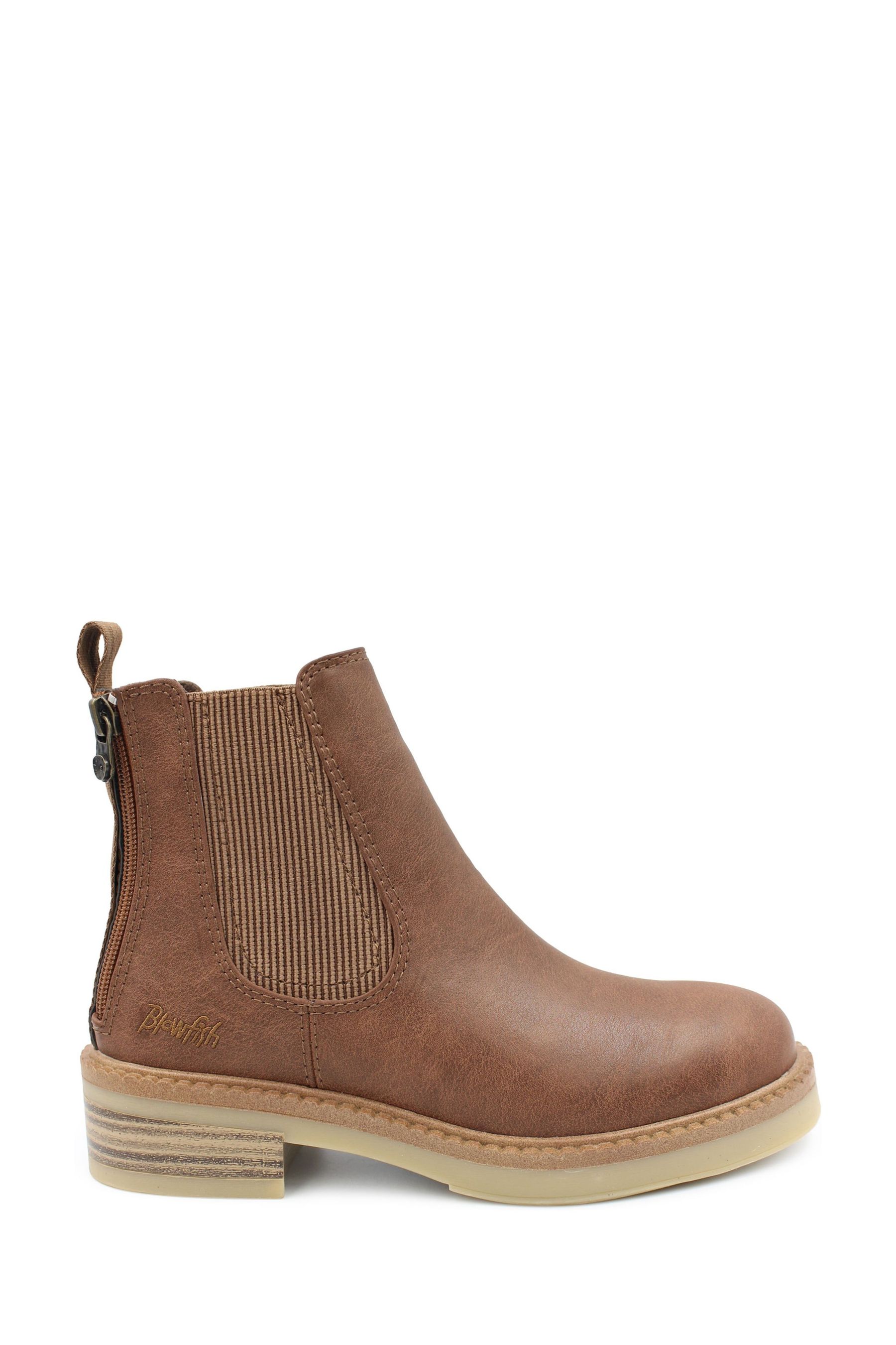 Buy Blowfish Malibu Womens Natural Vedder Back Zip Ankle Chelsea Boots from Next Ireland