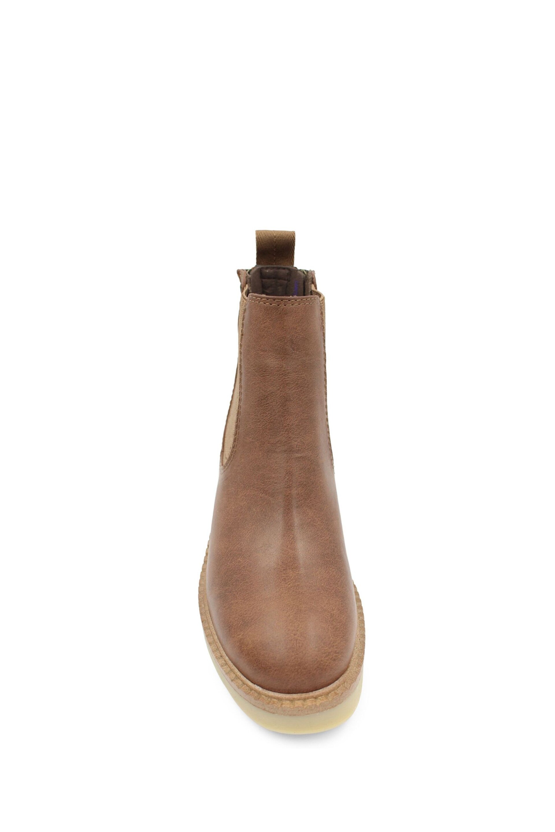 Blowfish Malibu Womens Natural Vedder Back Zip Ankle Chelsea Boots - Image 3 of 3