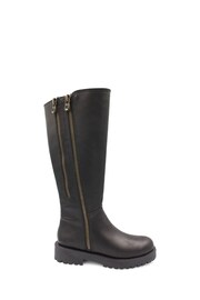 Blowfish Malibu Womens Angels Double Zip Knee Black Boots - Image 1 of 3