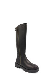 Blowfish Malibu Womens Angels Double Zip Knee Black Boots - Image 2 of 3