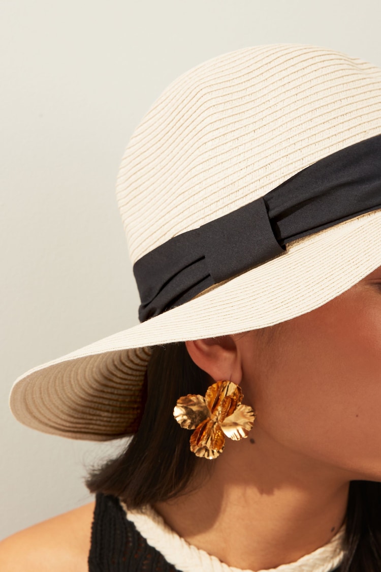 Natural Panama Hat - Image 2 of 3