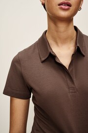 Chocolate Brown Polo Shirt - Image 5 of 7