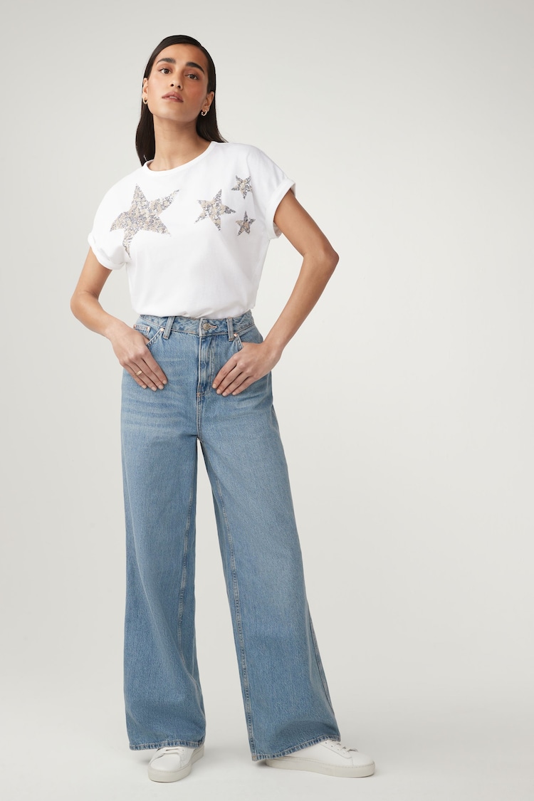 White Sequin T-shirt 17153
