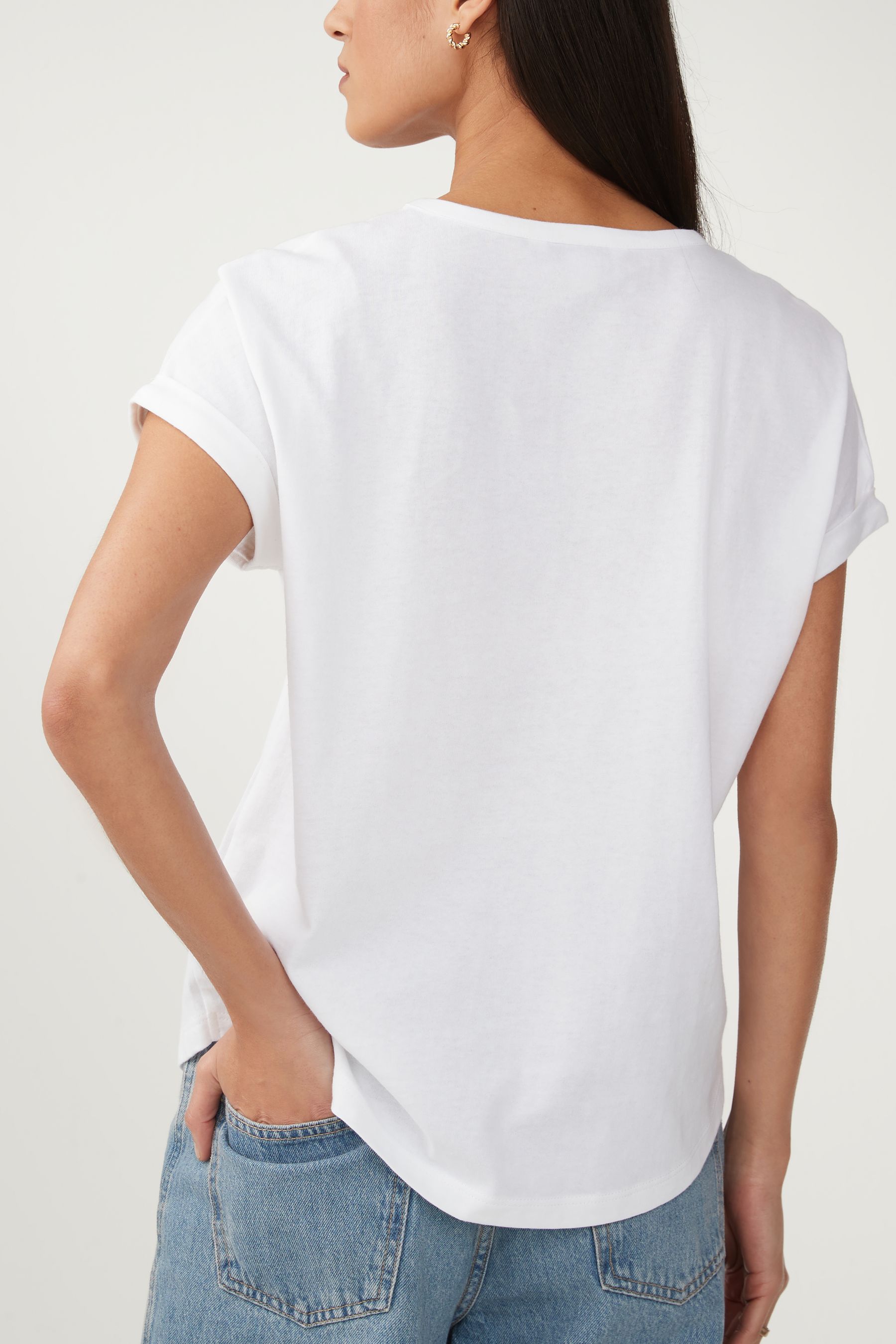 Buy White 100 Cotton Sparkle Sequin Star T Shirt from the Next UK online shop