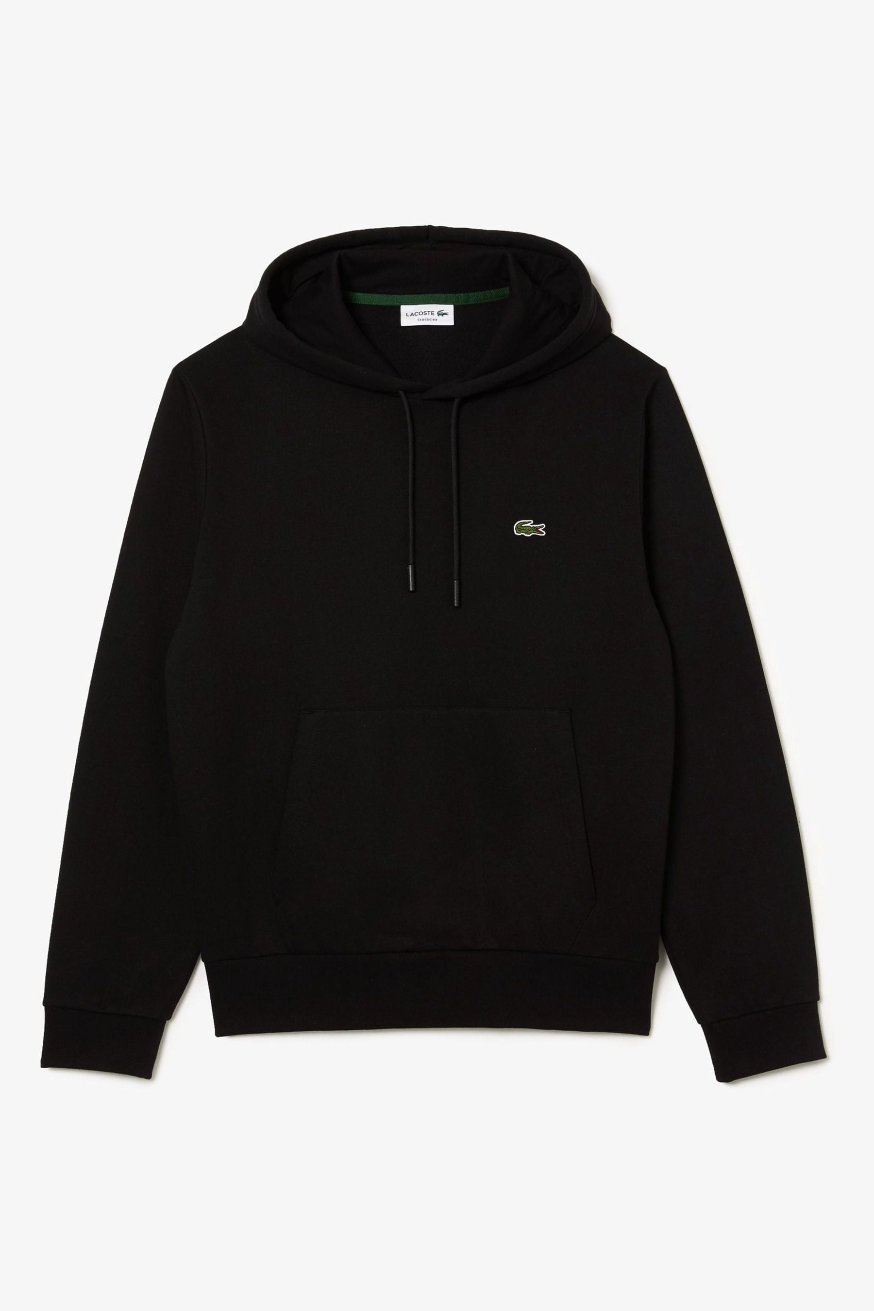 Black hoodie lacoste clearance