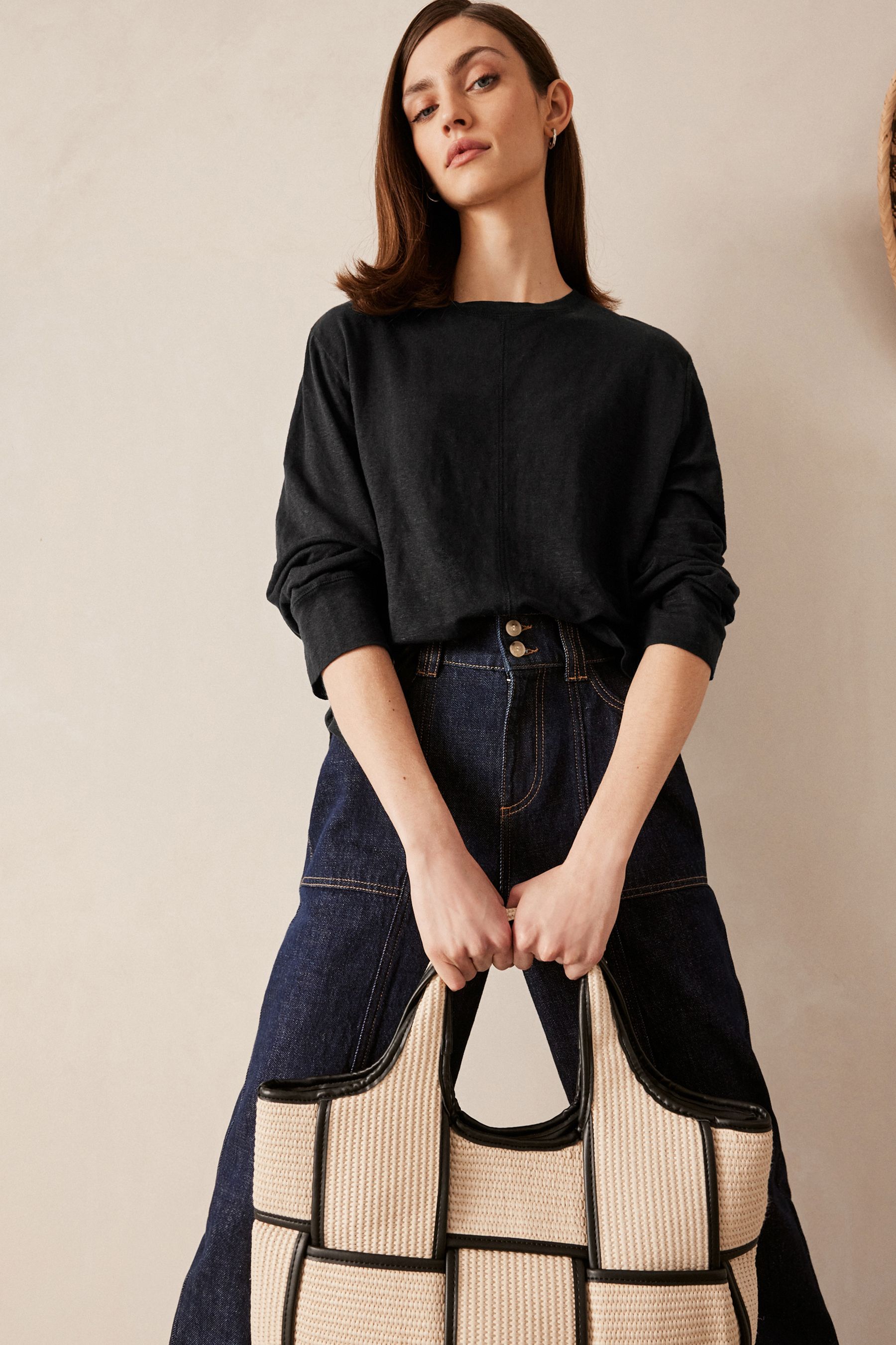 Next ladies linen tops online