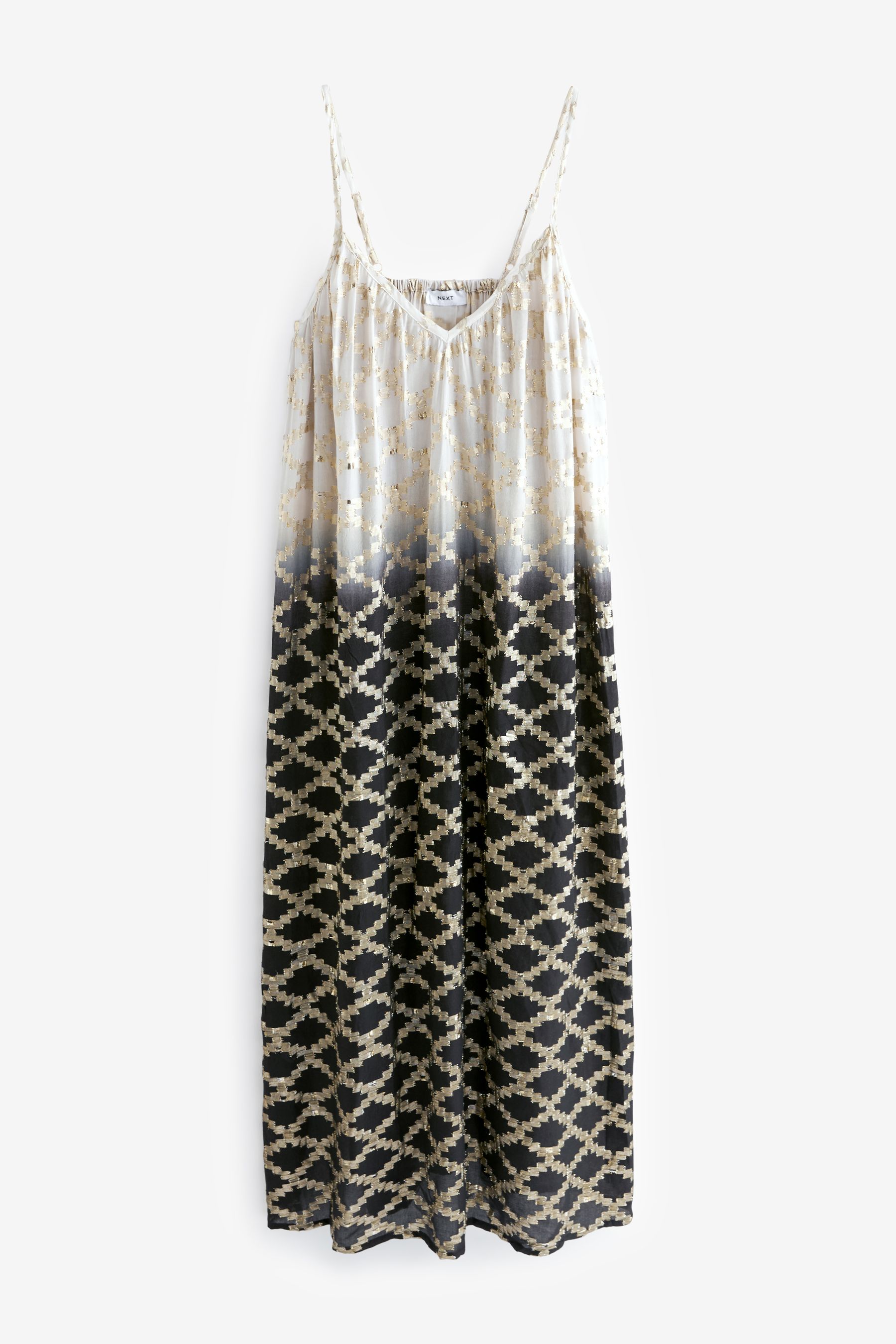 Monochrome maxi dress outlet