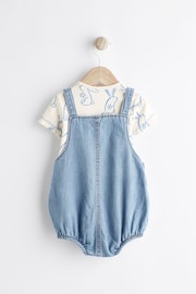 Denim Blue Dungarees And Bodysuit Baby Set (0mths-2yrs) - Image 2 of 8