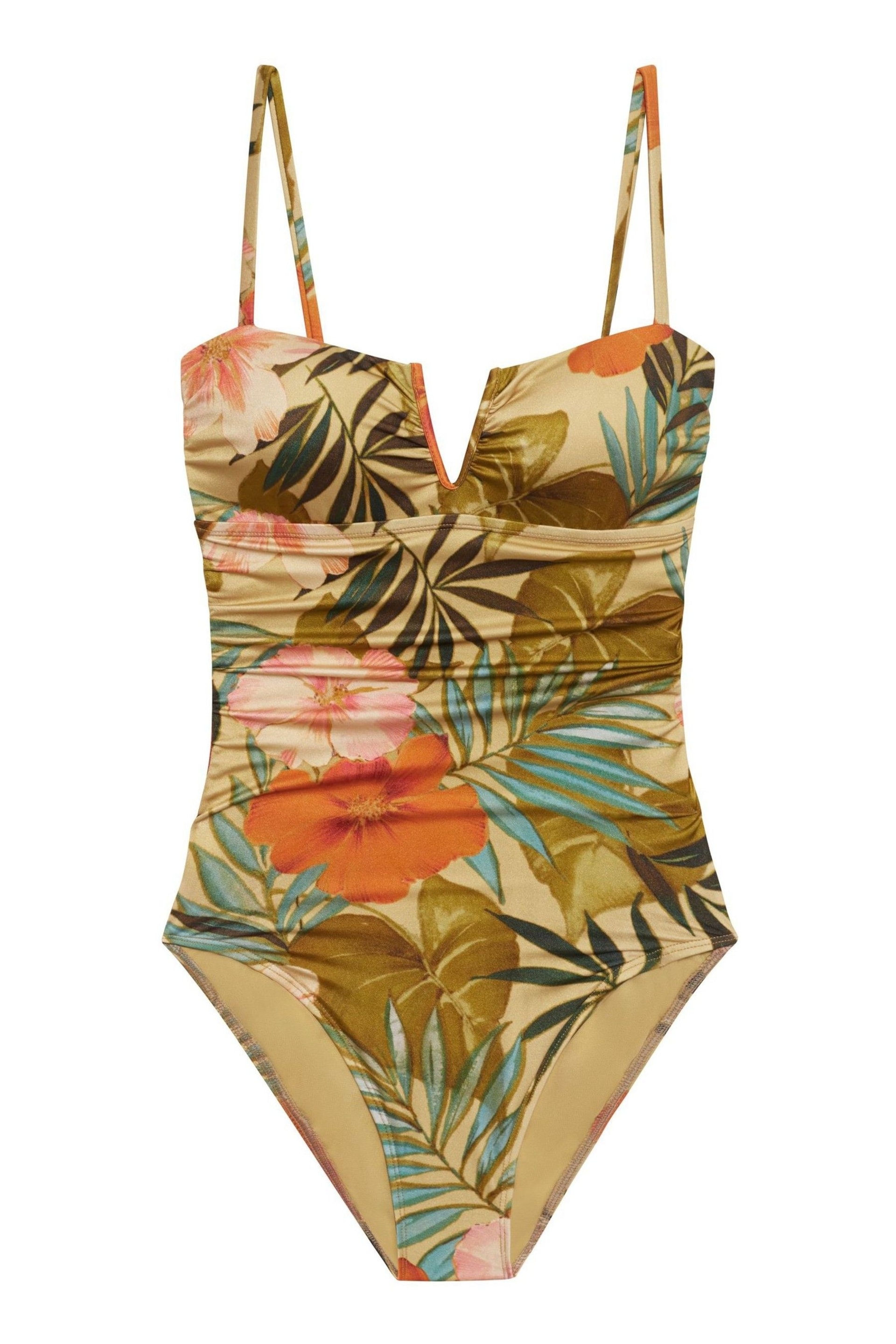 Lauren Ralph Lauren Island Tropical V Wire Swimsuit - Image 4 of 4