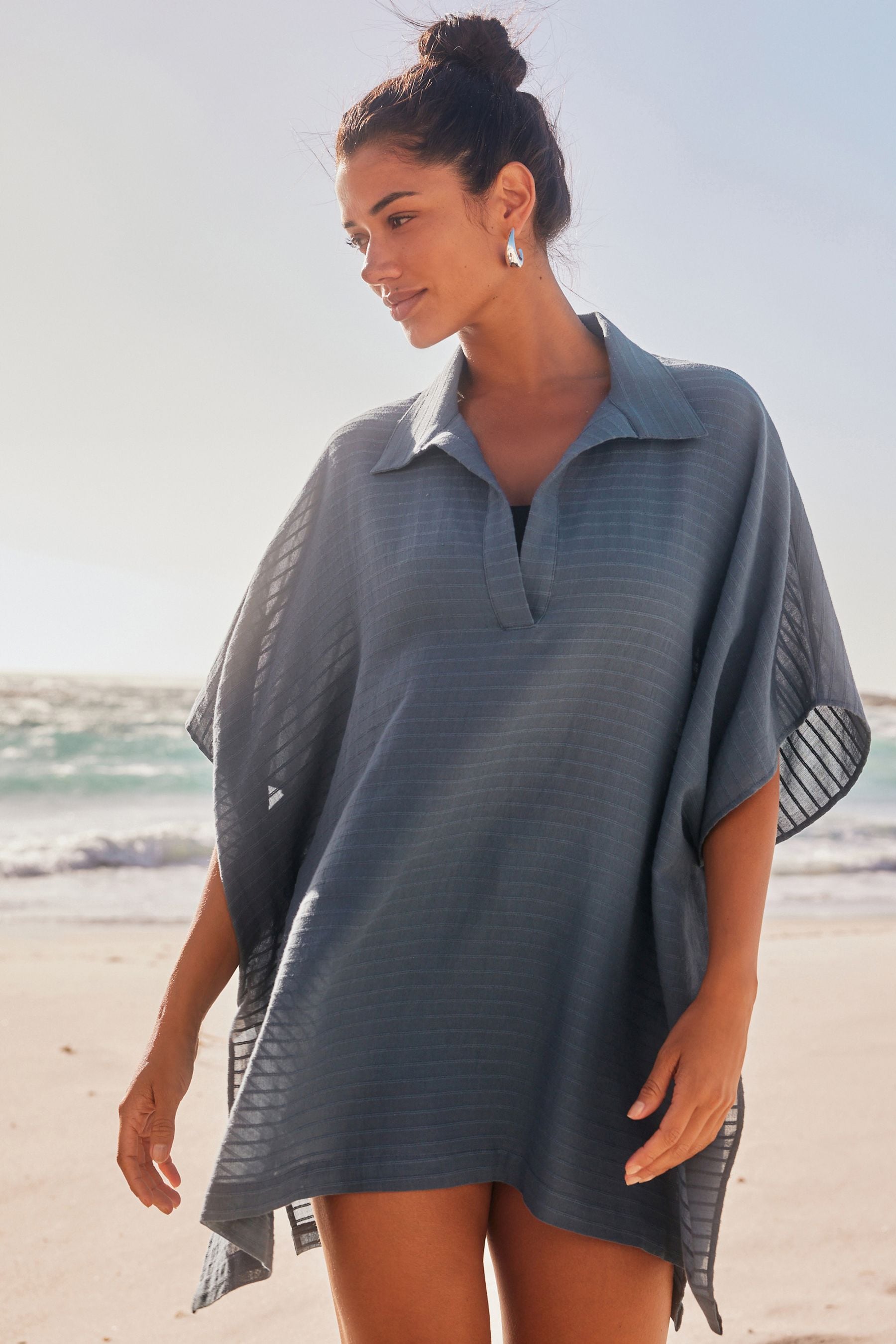Longline beach cover up store