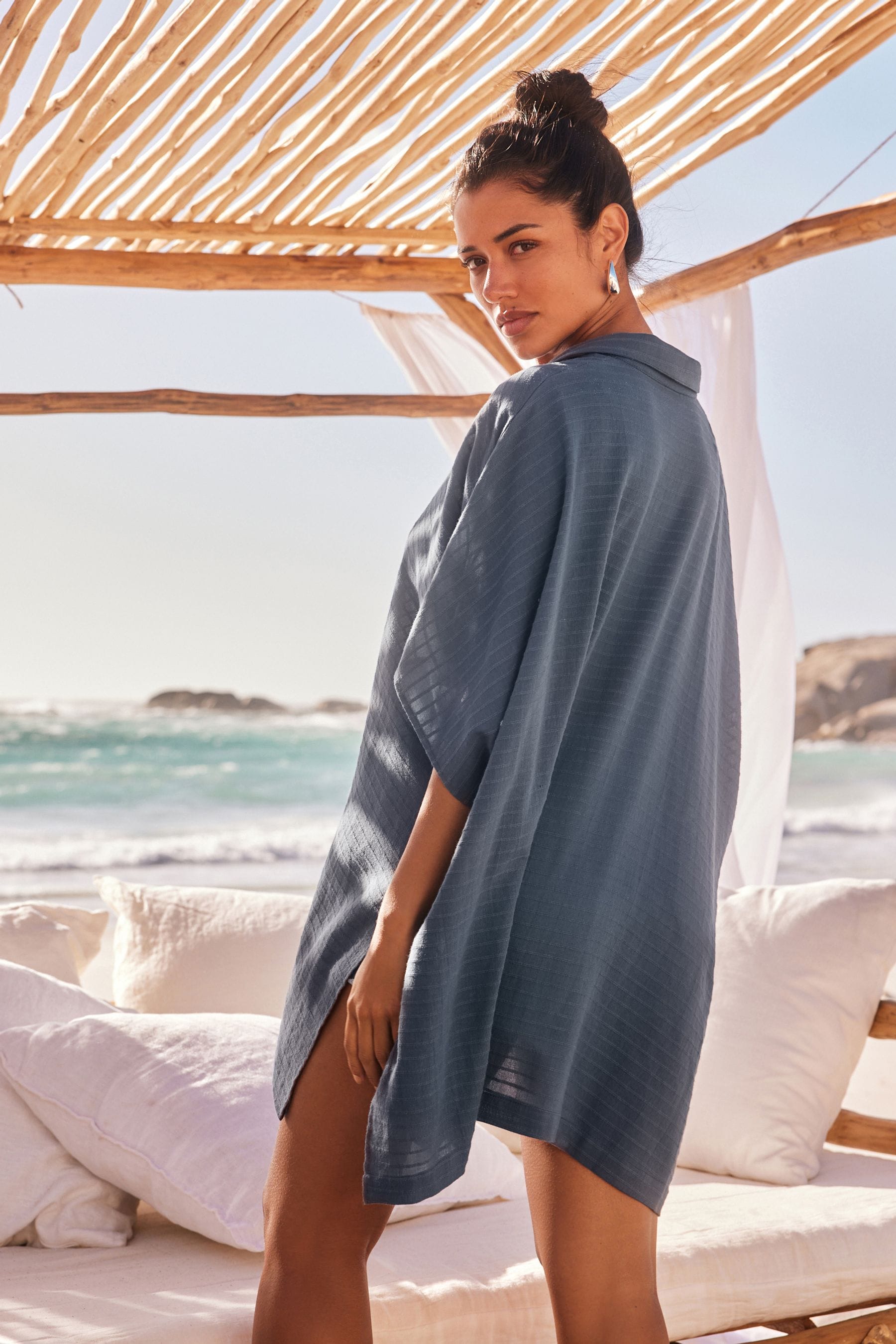Longline beach cover up discount