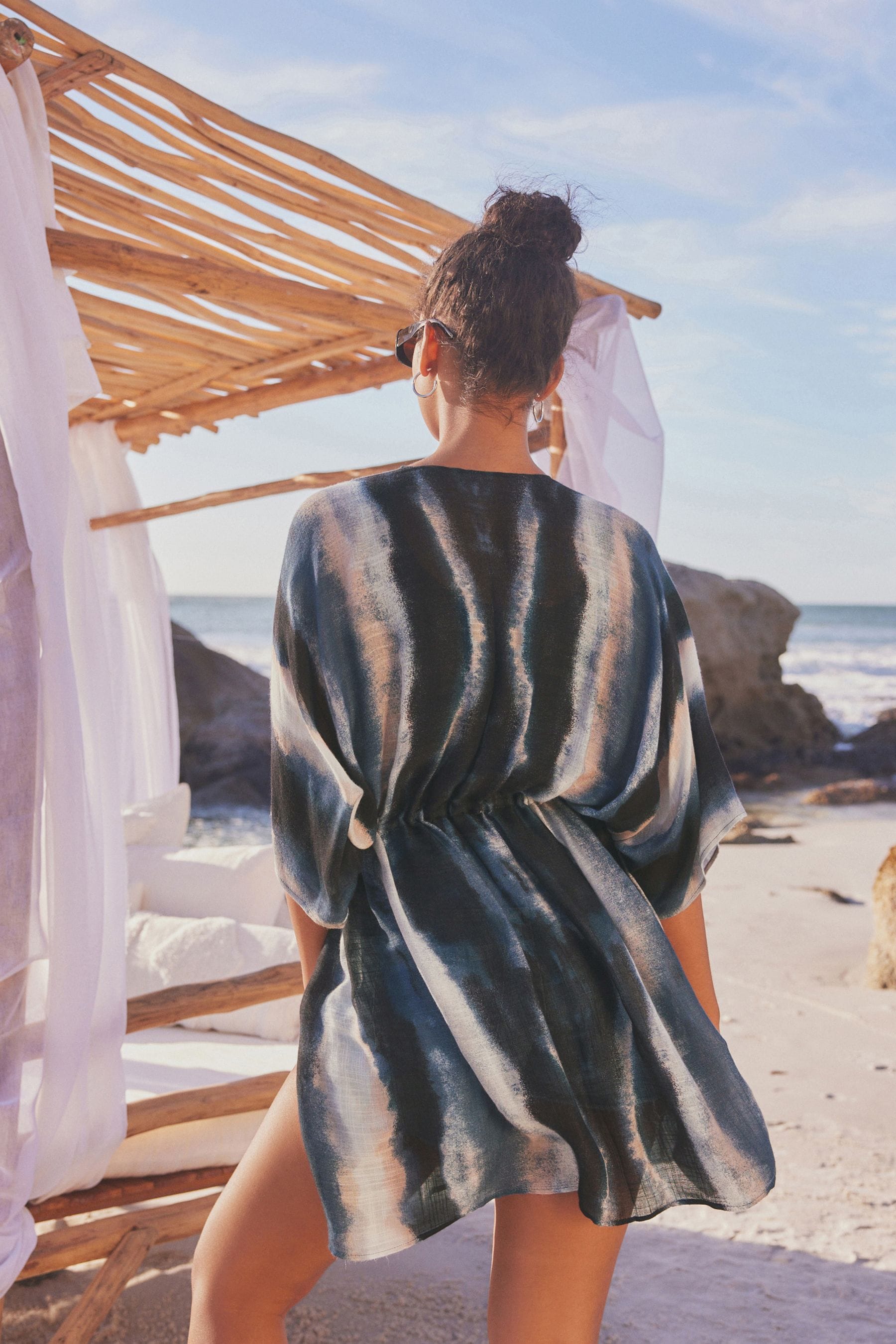 Longline beach cover up discount