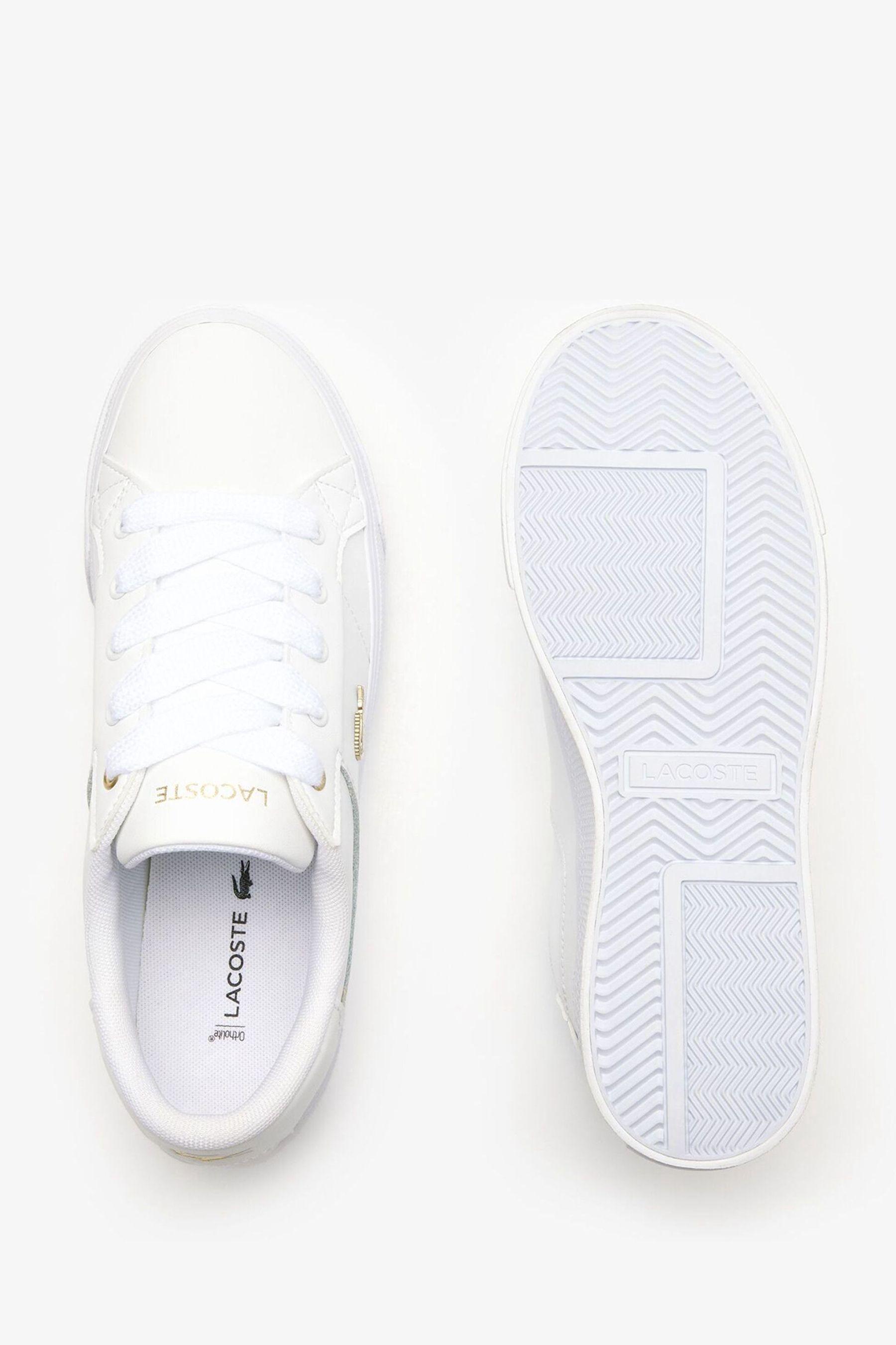 Lacoste white ziane trainers shop