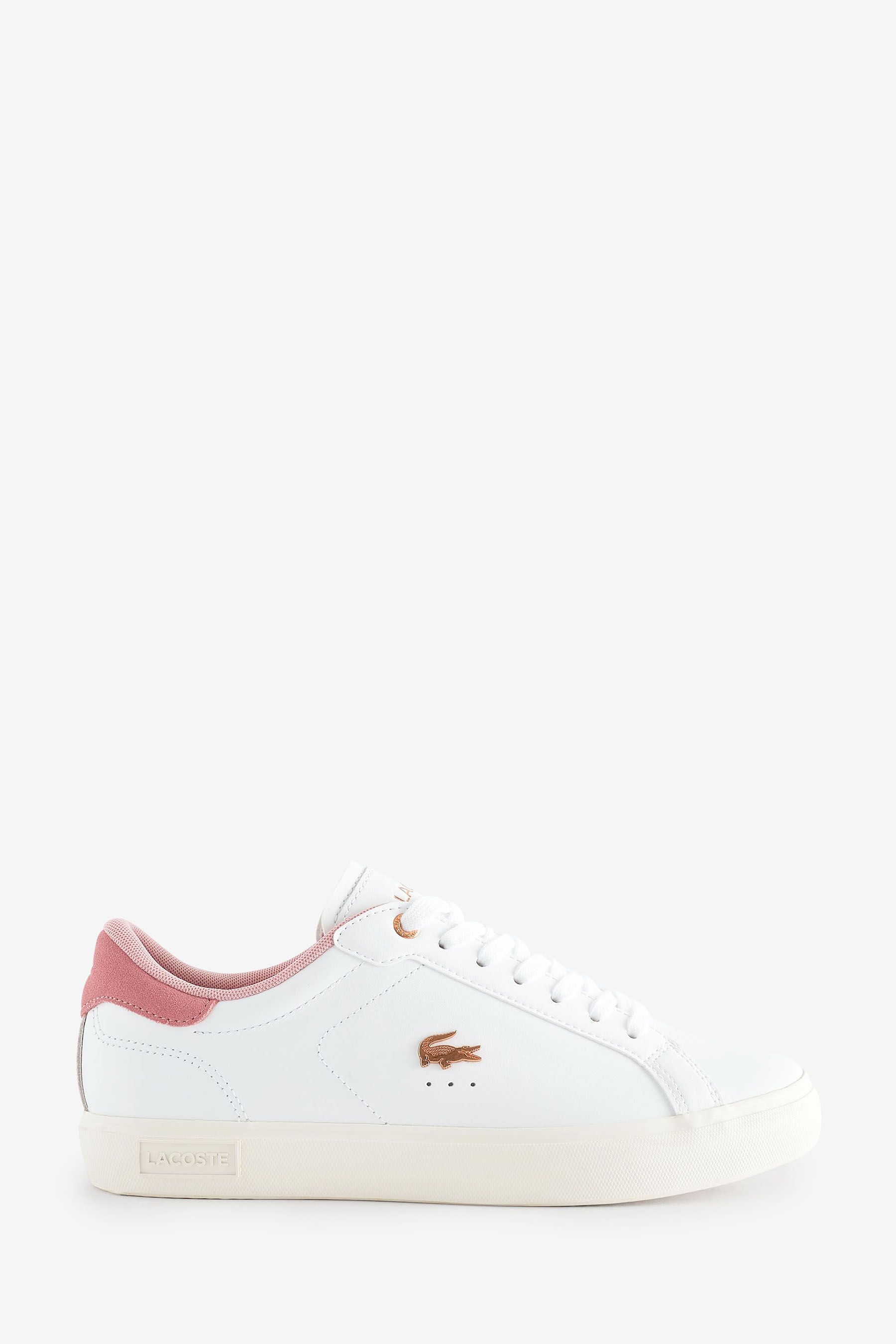 Buy Lacoste Powercourt White Trainers from Next Ireland
