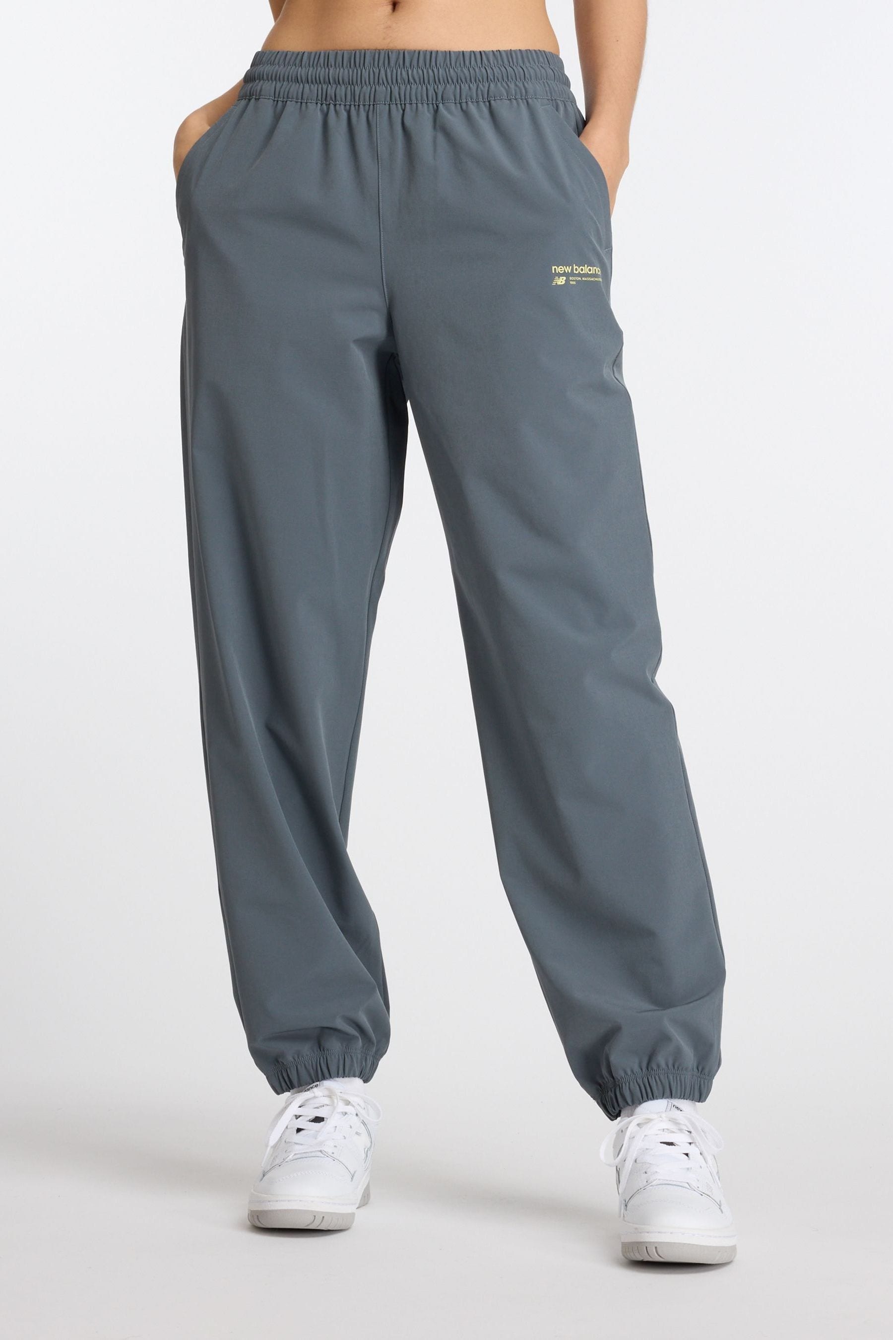 Buy New Balance Grey Athletics Stretch Woven Joggers from Next Ireland