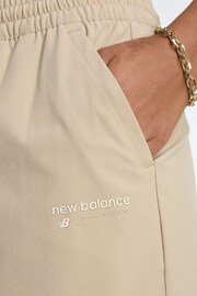 New Balance Brown Athletics Stretch Woven Joggers - Image 5 of 9