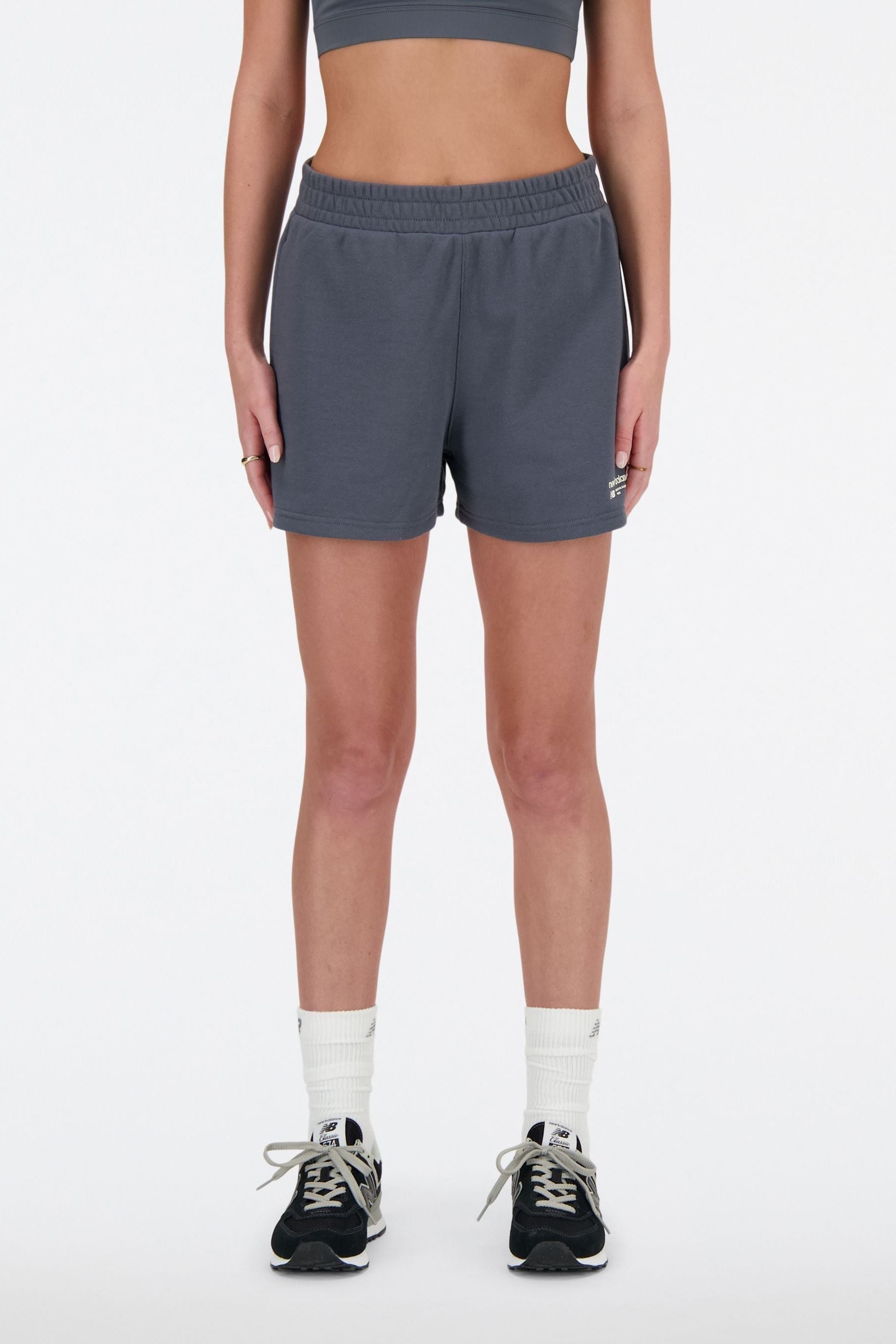Grey french terry shorts hot sale
