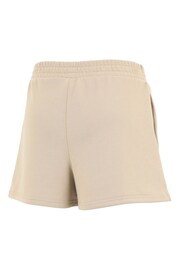 New Balance Brown Linear Heritage French Terry Shorts - Image 7 of 7