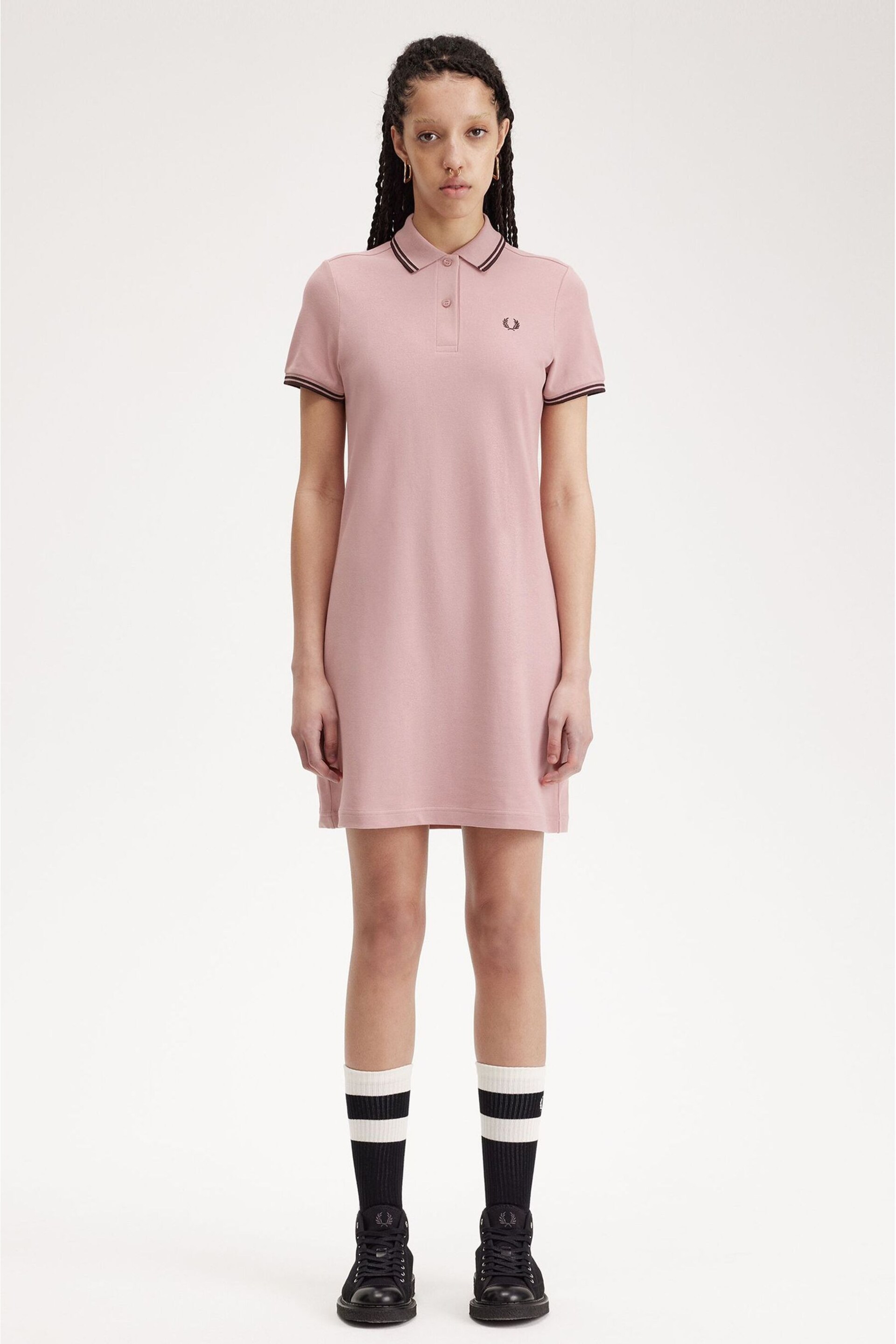 Fred Perry Twin Tipped Polo Dress - Image 2 of 6