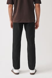 Black 5 Pocket Smart Textured Chino Trousers - Image 4 of 10