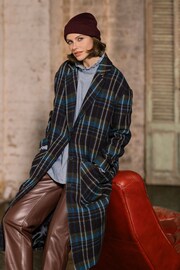 Celtic & Co. Blue Wool Knee Length Coat - Image 2 of 8