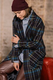 Celtic & Co. Blue Wool Knee Length Coat - Image 3 of 8