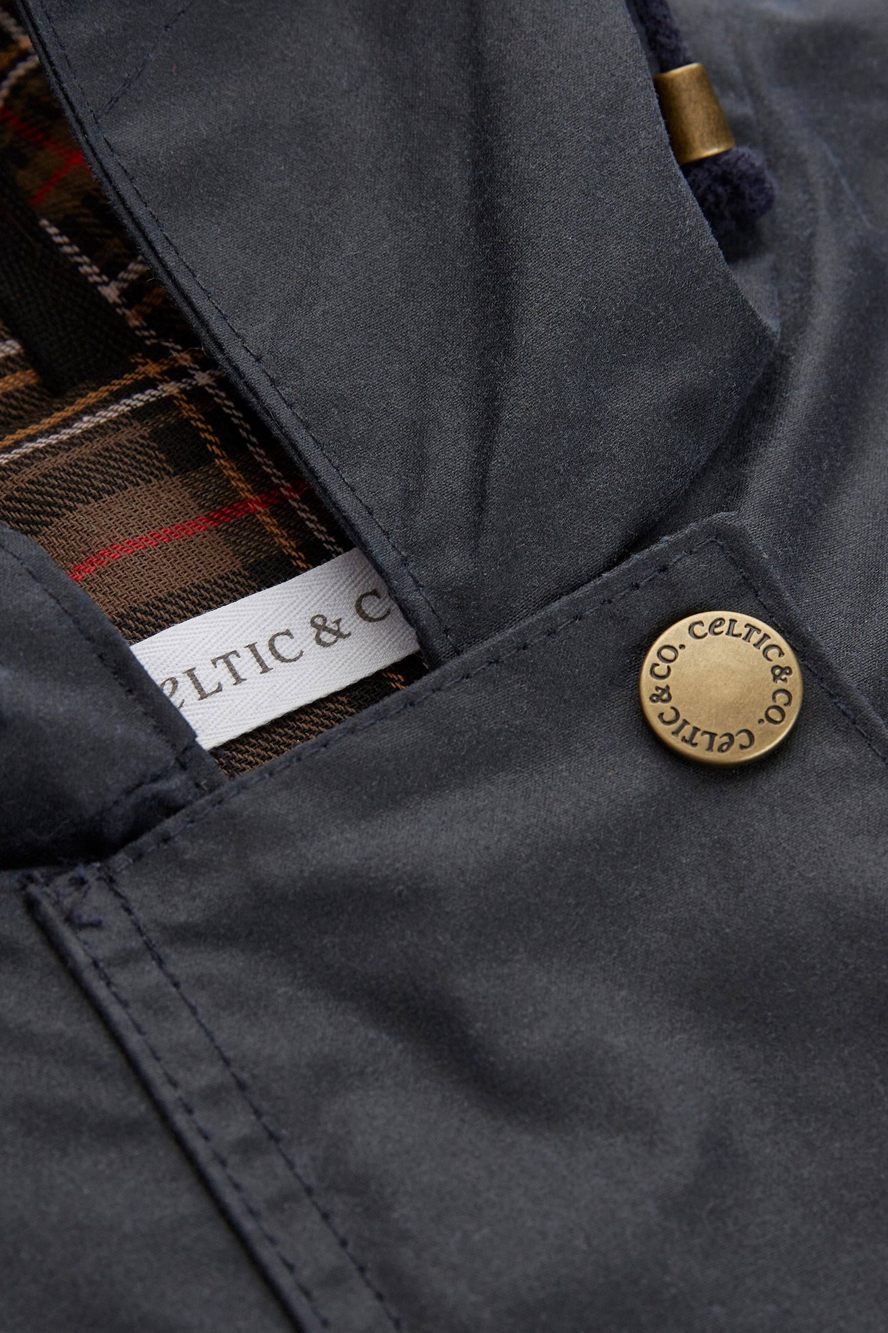 Buy Celtic Co. Blue 100 Cotton Wax Riding Coat from Next Luxembourg