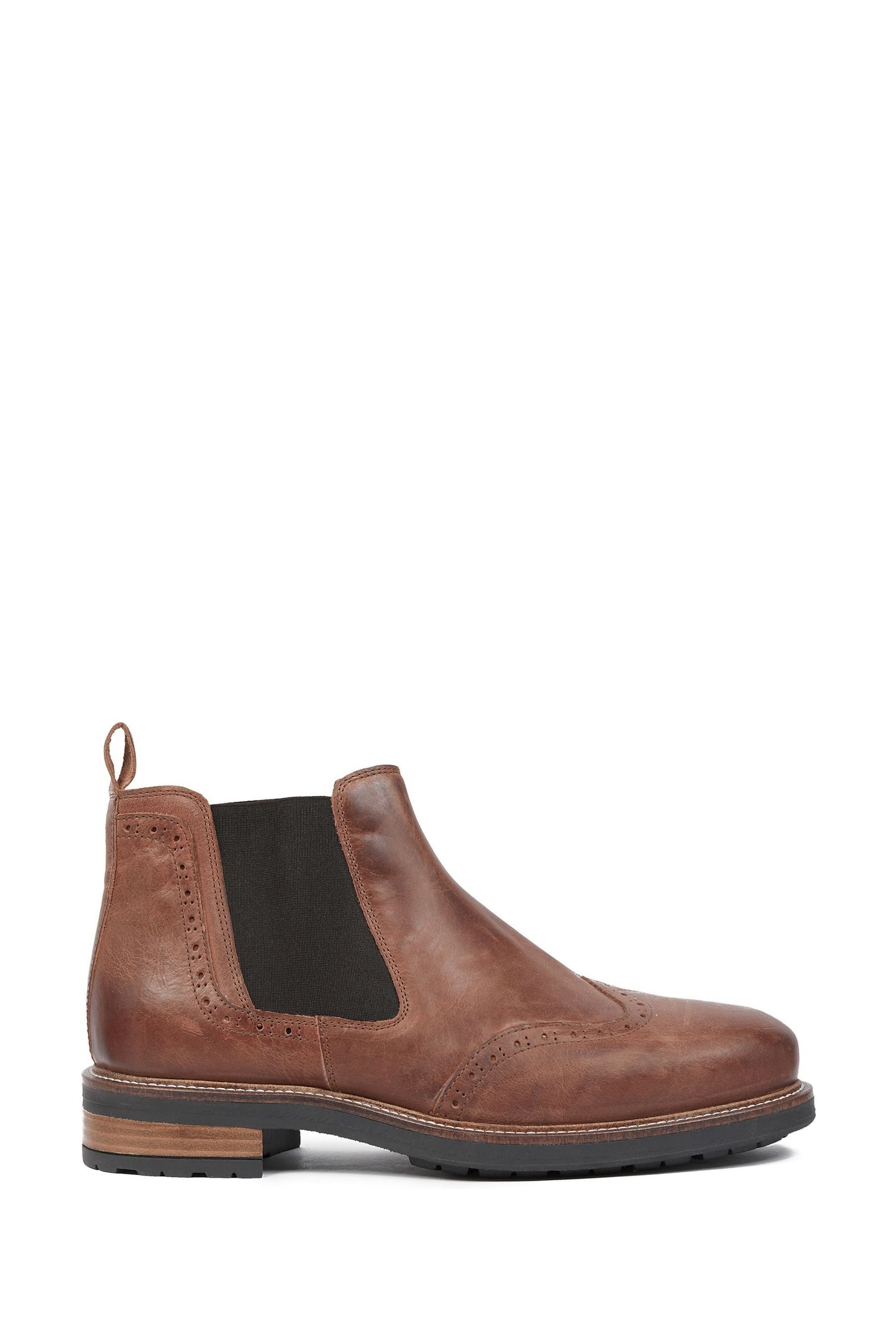 Buy Celtic Co. Mens Chelsea Brogue Brown Boots from Next Ireland
