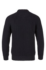 Celtic & Co. Mens Cream Waffle Stitch Crew Jumper - Image 3 of 4