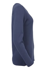 Celtic & Co. Blue Organic Cotton Long Sleeve T-Shirt - Image 5 of 7