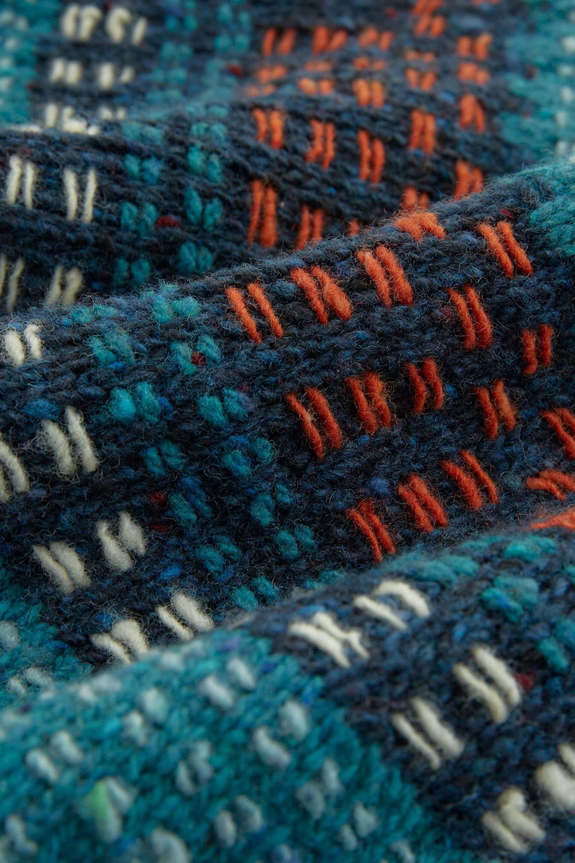 Celtic & Co. Blue Float Stitch Yoke Donegal Jumper - Image 7 of 8