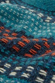 Celtic & Co. Blue Float Stitch Yoke Donegal Jumper - Image 8 of 8