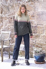 Celtic & Co. Grey Flecked Funnel Neck Jumper - Image 1 of 8