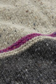 Celtic & Co. Grey Flecked Funnel Neck Jumper - Image 6 of 8