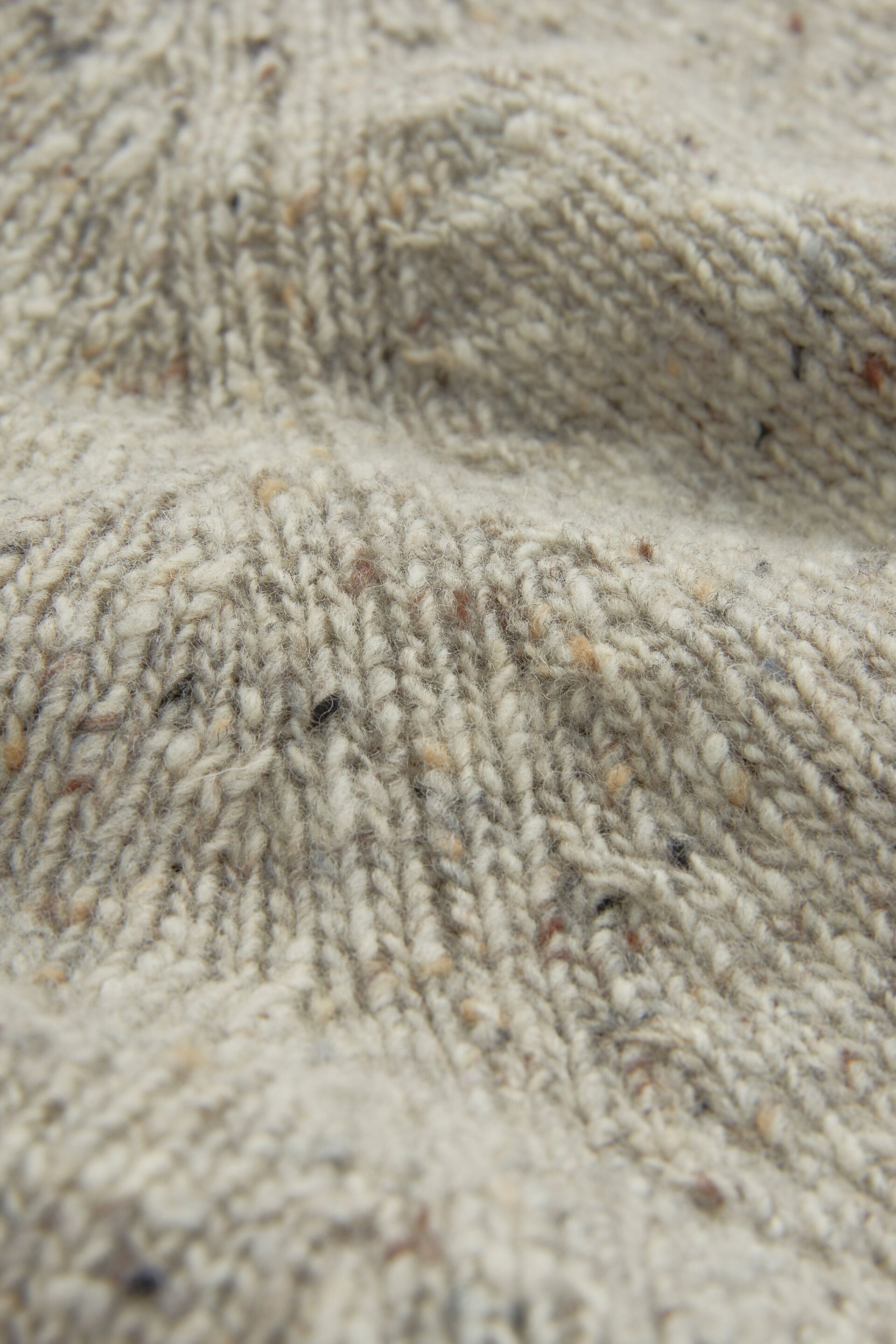 Celtic & Co. Grey Flecked Funnel Neck Jumper - Image 8 of 8