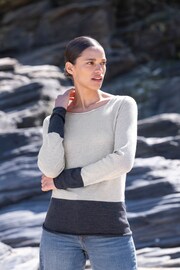 Celtic & Co. Grey Fine Knit Merino Crew Neck Jumper - Image 1 of 4