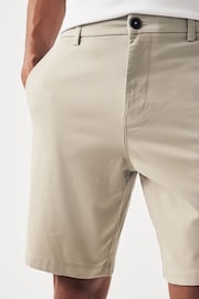 Stone Slim Fit Stretch Chinos Shorts - Image 4 of 9