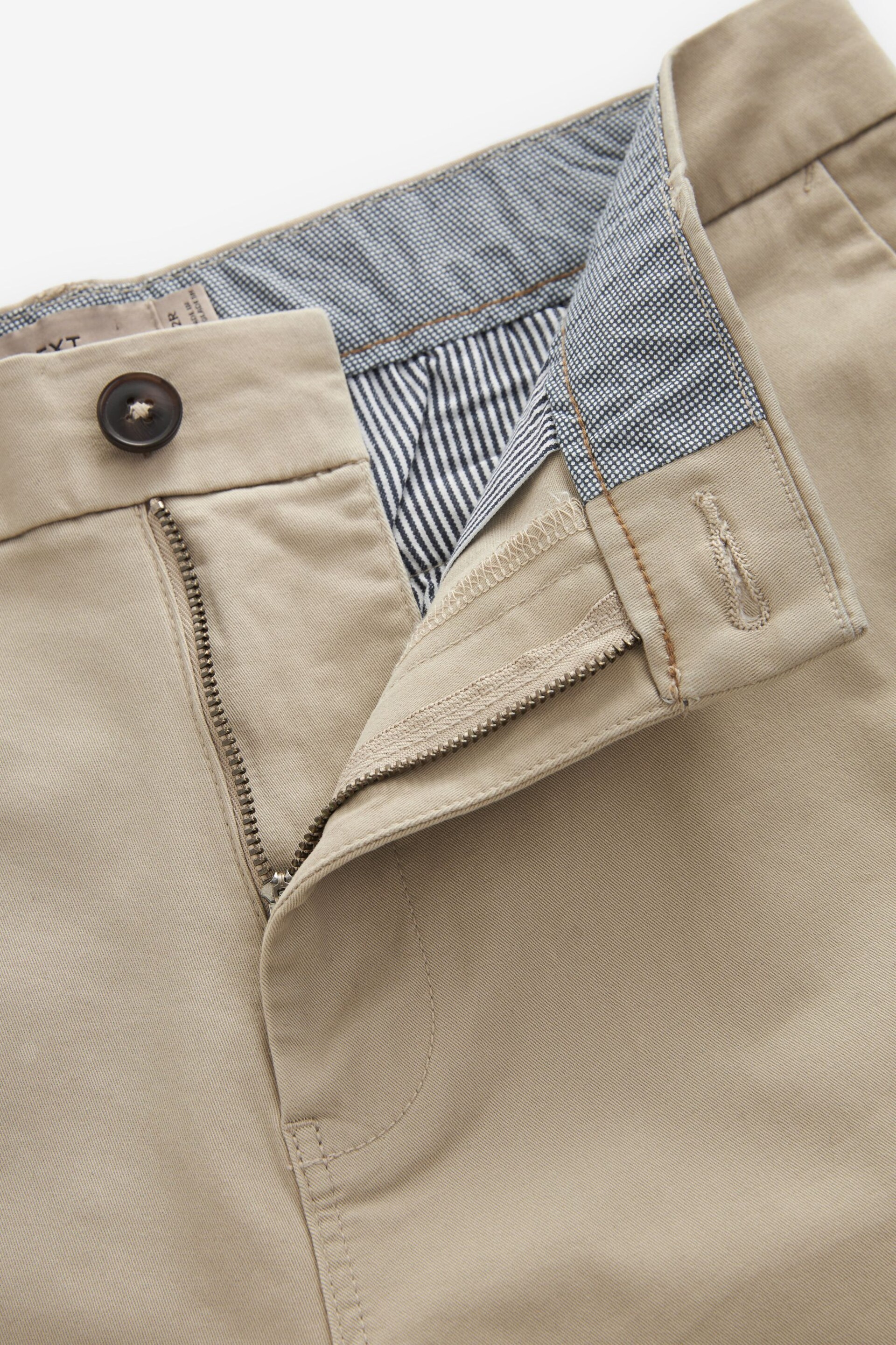 Stone Slim Fit Stretch Chinos Shorts - Image 6 of 9