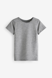 Grey Textured Base Layer Short Sleeve Top (3-16yrs) - Image 1 of 3