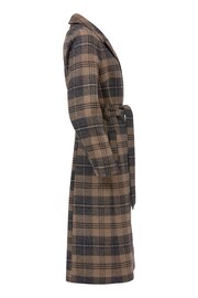 Celtic & Co. Wool Wrap Brown Coat - Image 6 of 6