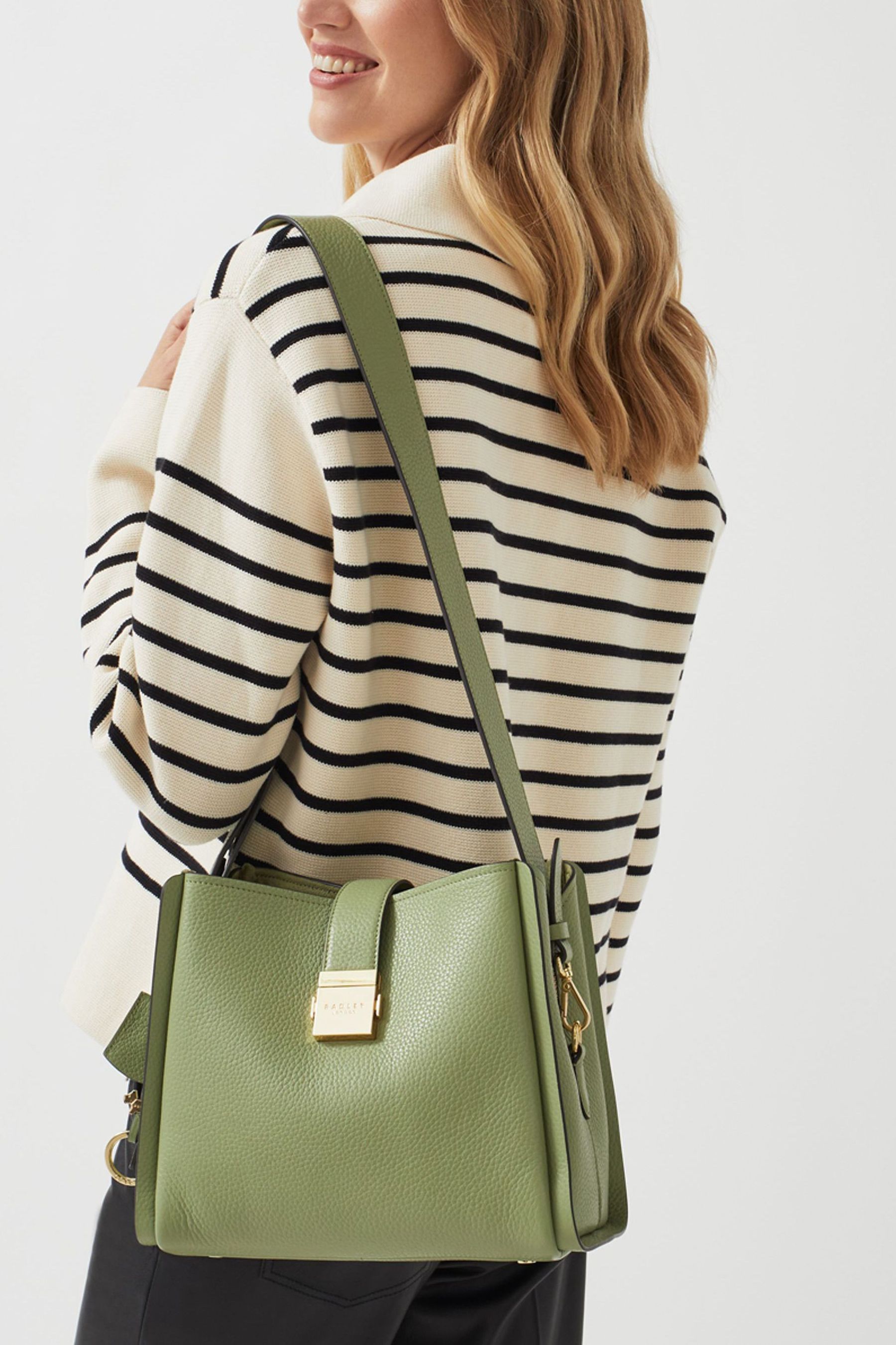 Zip top crossbody bag top