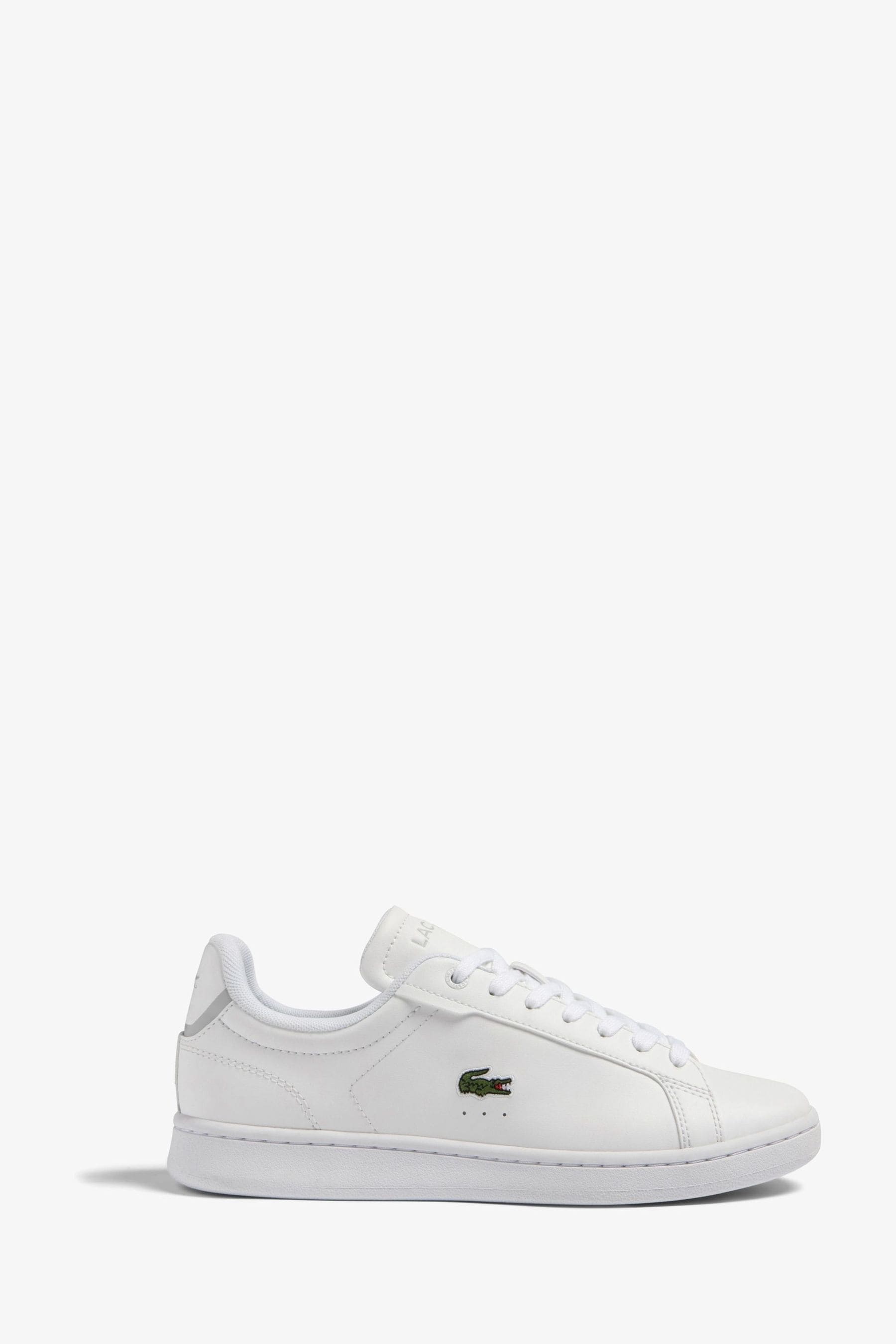 Buy Lacoste Boys Carnaby Pro Logo White Trainers from Next USA