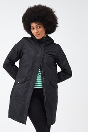 Regatta Black Romine II Long Length Waterproof Jacket - Image 1 of 3