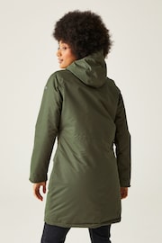 Regatta Green Romine Longline Waterproof Insulated Thermal Jacket - Image 2 of 9