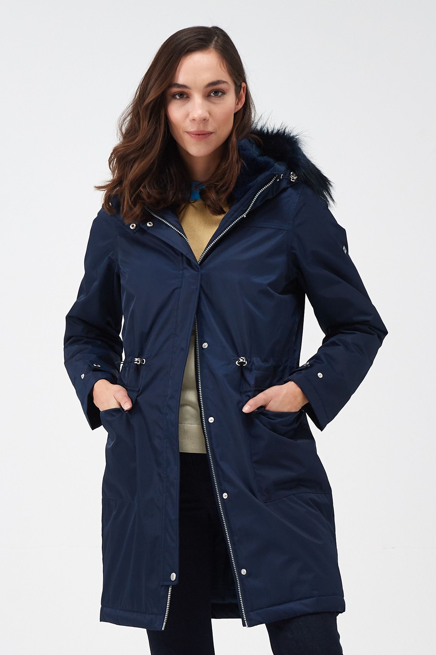 Regatta Blue Lellani Waterproof Insulated Thermal Jacket