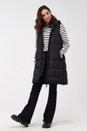 Regatta Black Ganella Longline Padded Gilet - Image 1 of 9