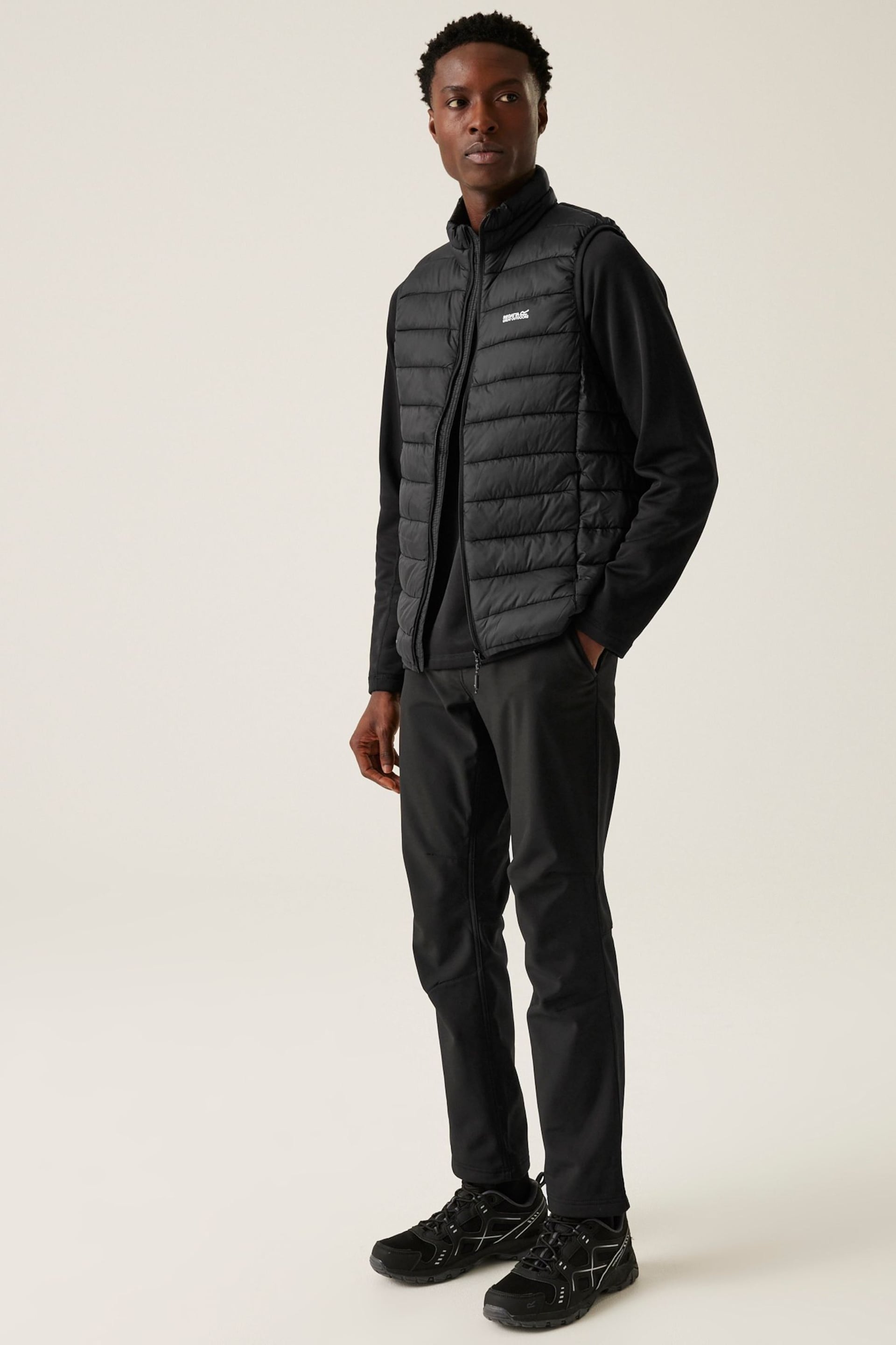 Regatta Black Marizion Lightweight Baffle Gilet - Image 1 of 9