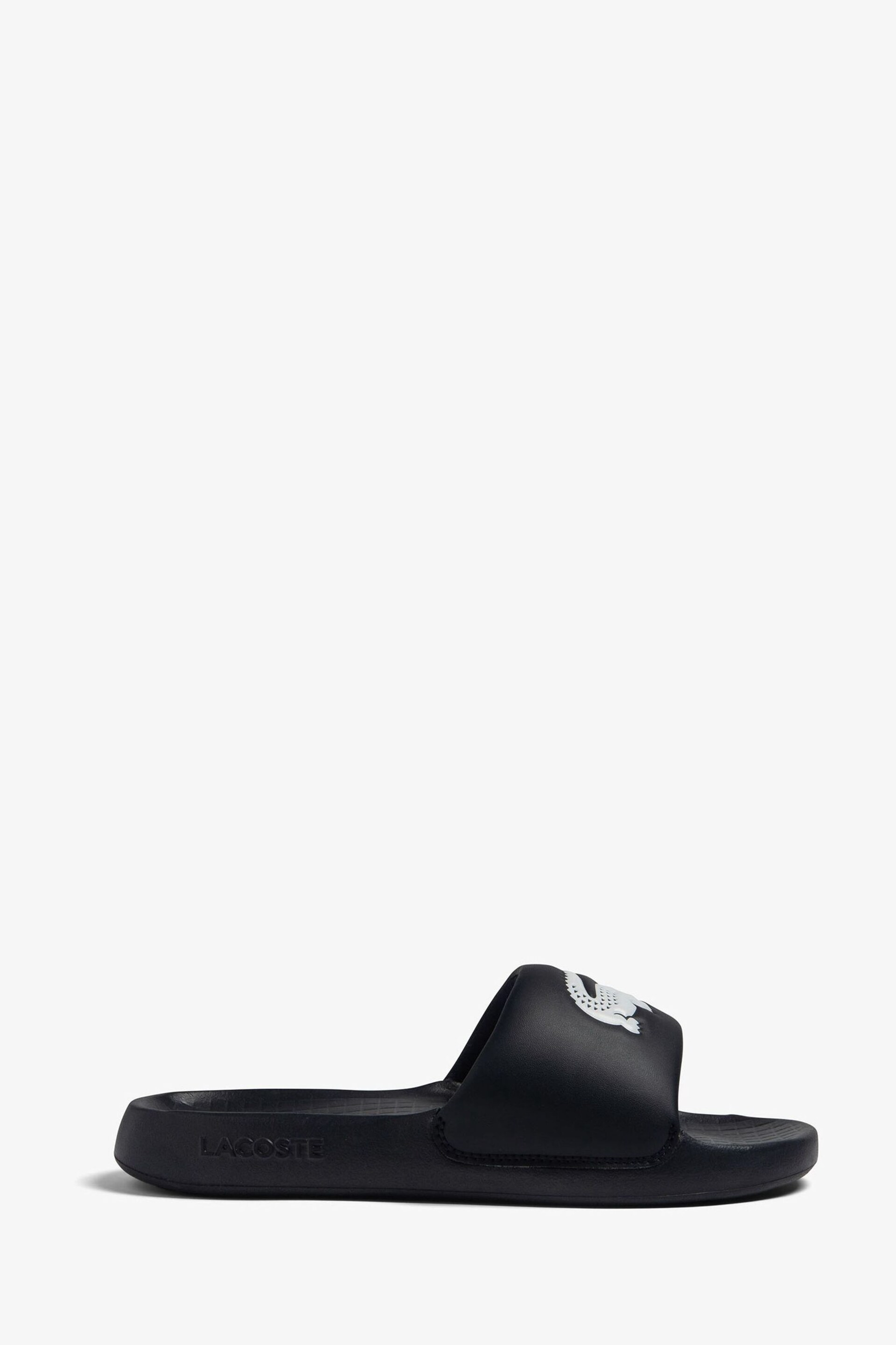 Lacoste Mens Serve Croco 1.0 Rubber Sliders - Image 1 of 6